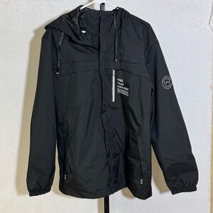 Love Oil Life LTDNOR XXL Black Windbreaker featuring Find Your Own Way